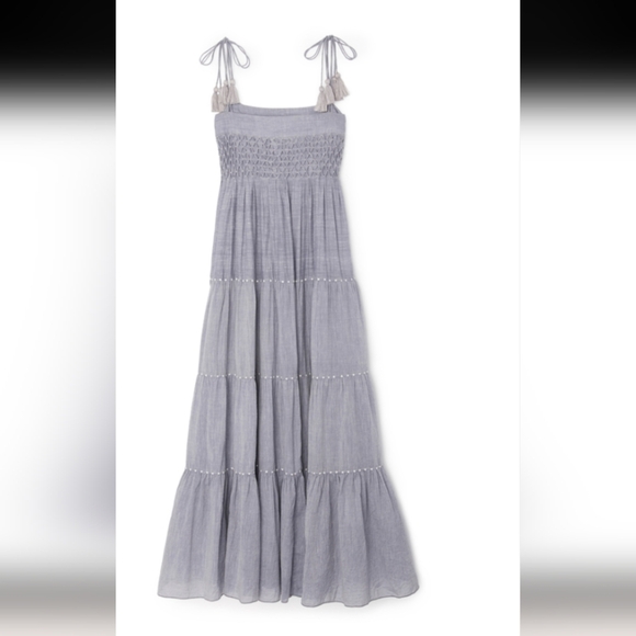 Mykonos Sundress in Blue Chambray from Mirth - Picture 3 of 6